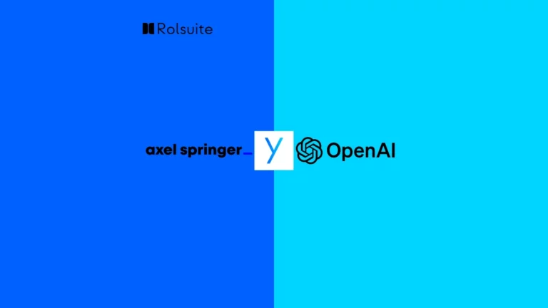 Axel Springer y OpenAI se asociación para fortalecer los beneficios de la IA en el periodismo